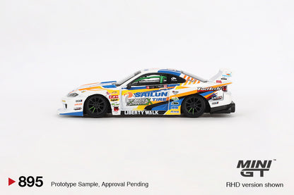 [Box] Mini GT LB-Super Silhouette Nissal S15 Silvia #555 2023 Formula Drift Japan #895
