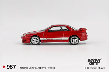 [Box] Mini GT Nissan Skyline GT-R(R32) Veilside Combat CI Gem Red #987