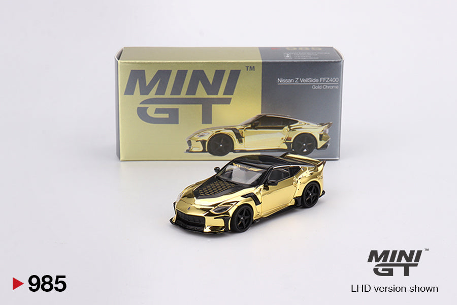 [Box] Mini GT Nissan Z Veilside FFZ400 Gold Chrome #985