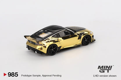 [Box] Mini GT Nissan Z Veilside FFZ400 Gold Chrome #985