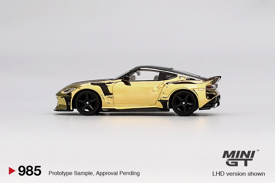 [Box] Mini GT Nissan Z Veilside FFZ400 Gold Chrome #985
