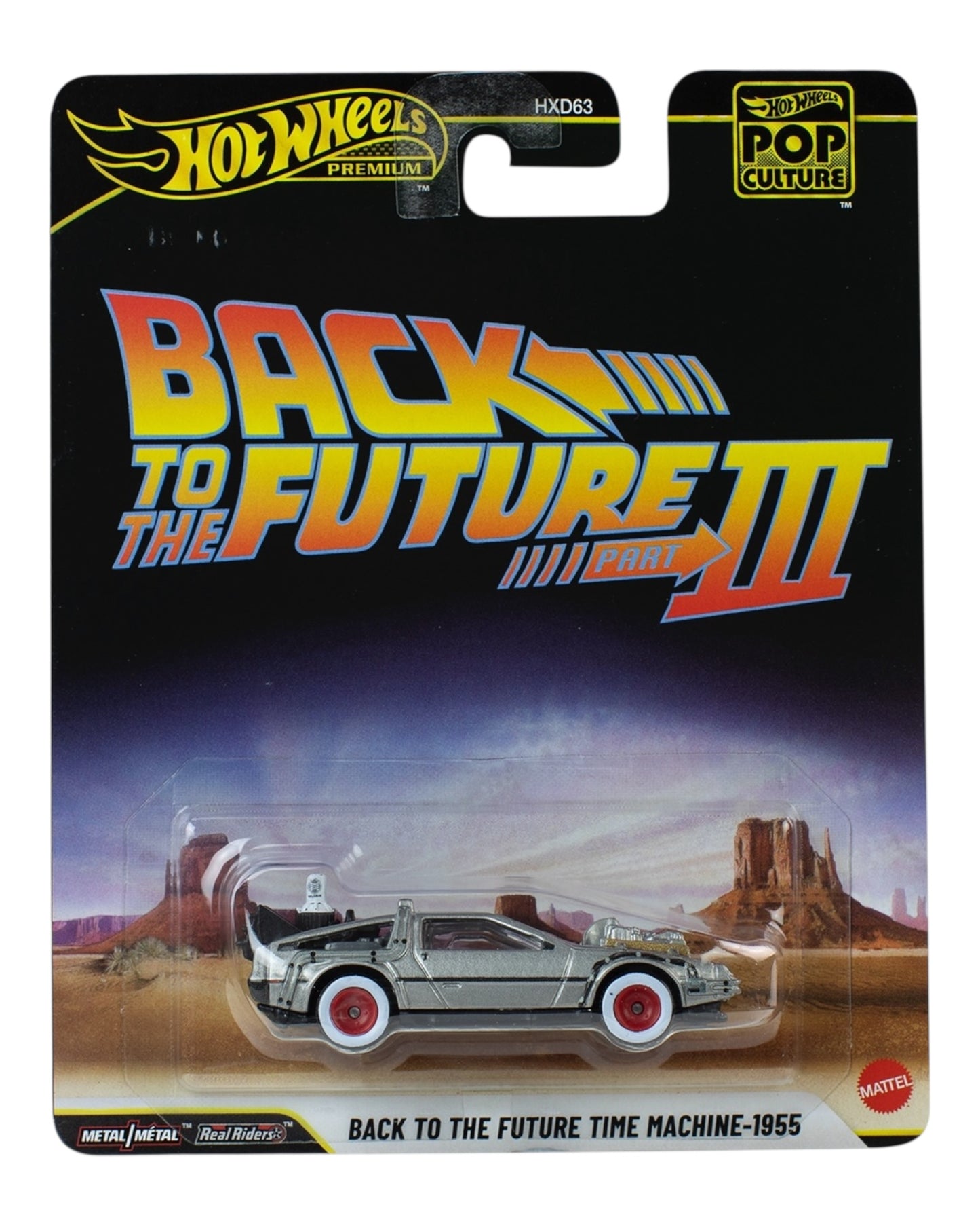 Hot Wheels Premium Pop Culture Back To the Future III Time Machine