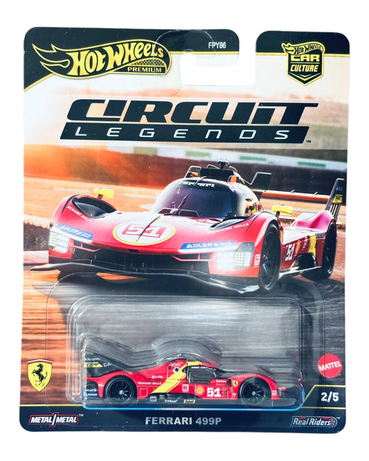 Hot Wheels Premium Circuit Legends Ferrari 499P