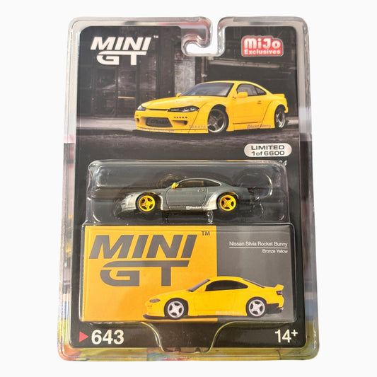 [Blister] [Chase] Mini GT Nissan Silvia Rocket Bunny | Bronze Yellow #643
