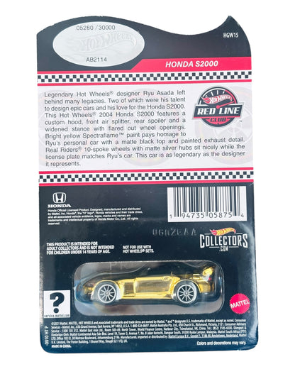 Hot Wheels RLC Exclusive Honda S2000 Ryu Asada
