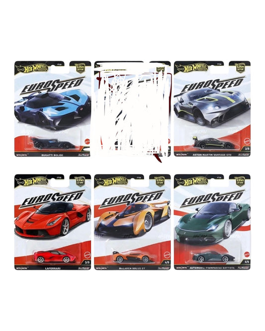 [Pre-Order Advance]: Hot Wheels Premium Euro Speed set of 5