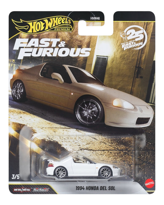 Hot Wheels Premium Fast and Furious 2026 1994 Honda Del Sol