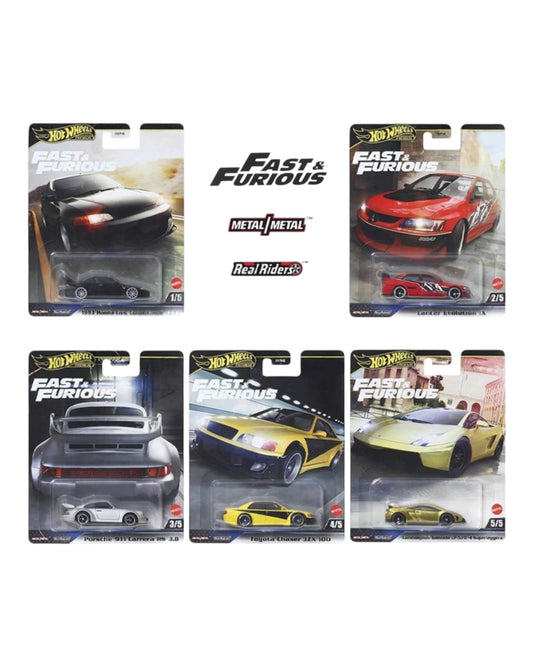 [Pre-Order Advance]: Hot Wheels Premium Fast and Furious mix 4 set of 5