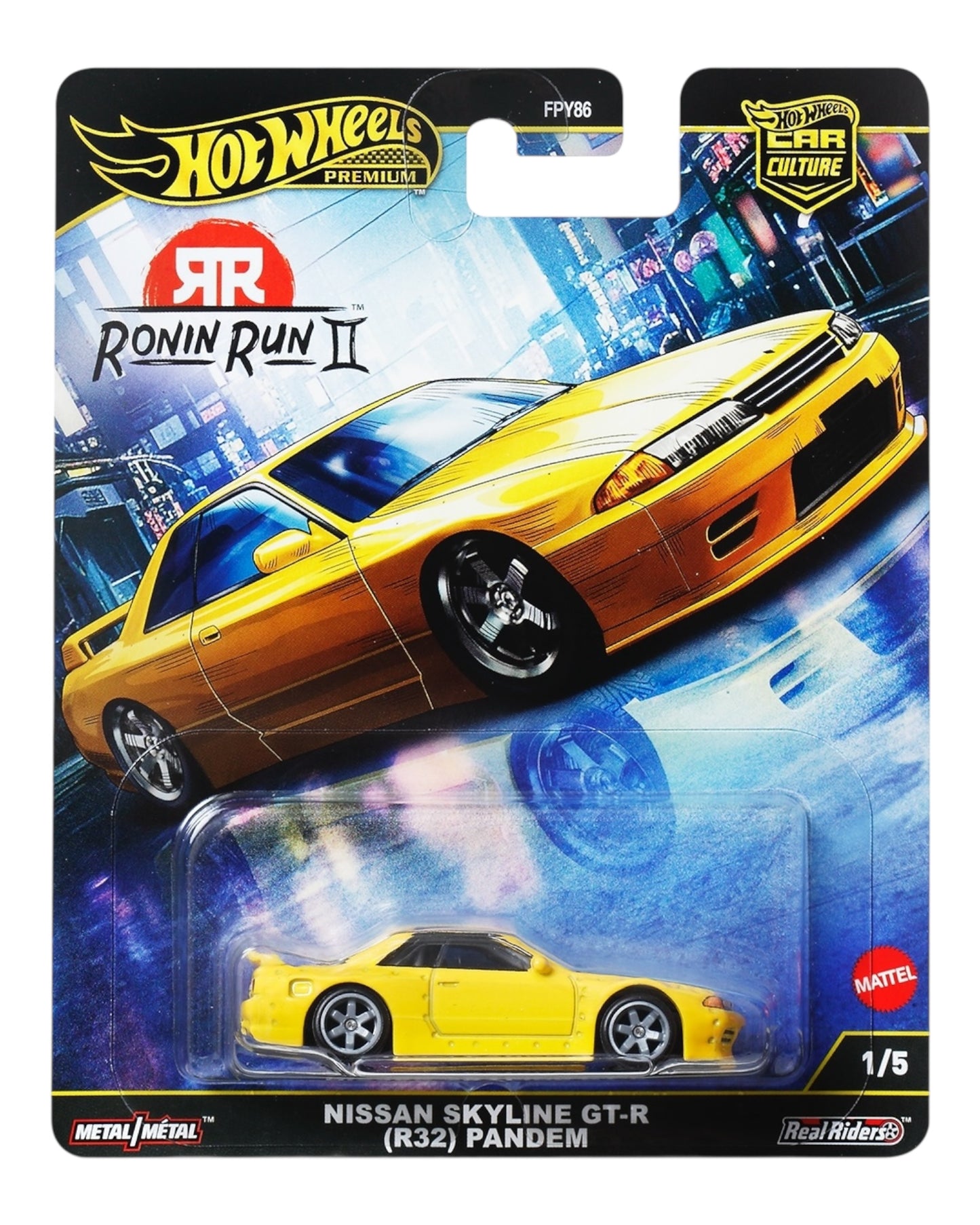 Hot Wheels Premium Ronin Run II Nissan Skyline GT-R (R32) Pandem