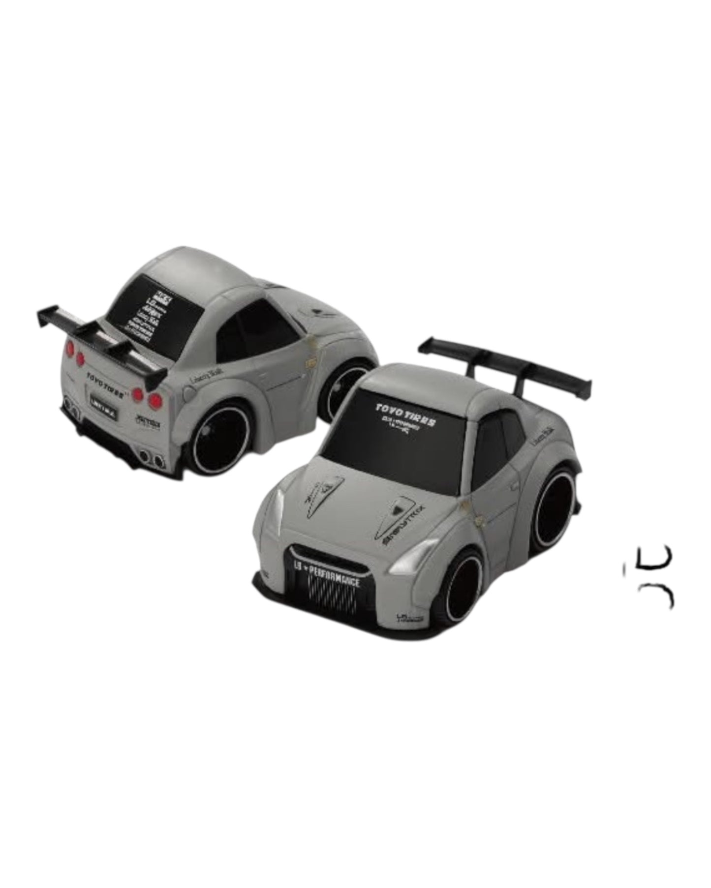 [Pre-Order]: Mini GT QZ00201-BL - Nissan GT-R R35 LB* Works Type 1 Rear Wing ver 1 Matte Grey