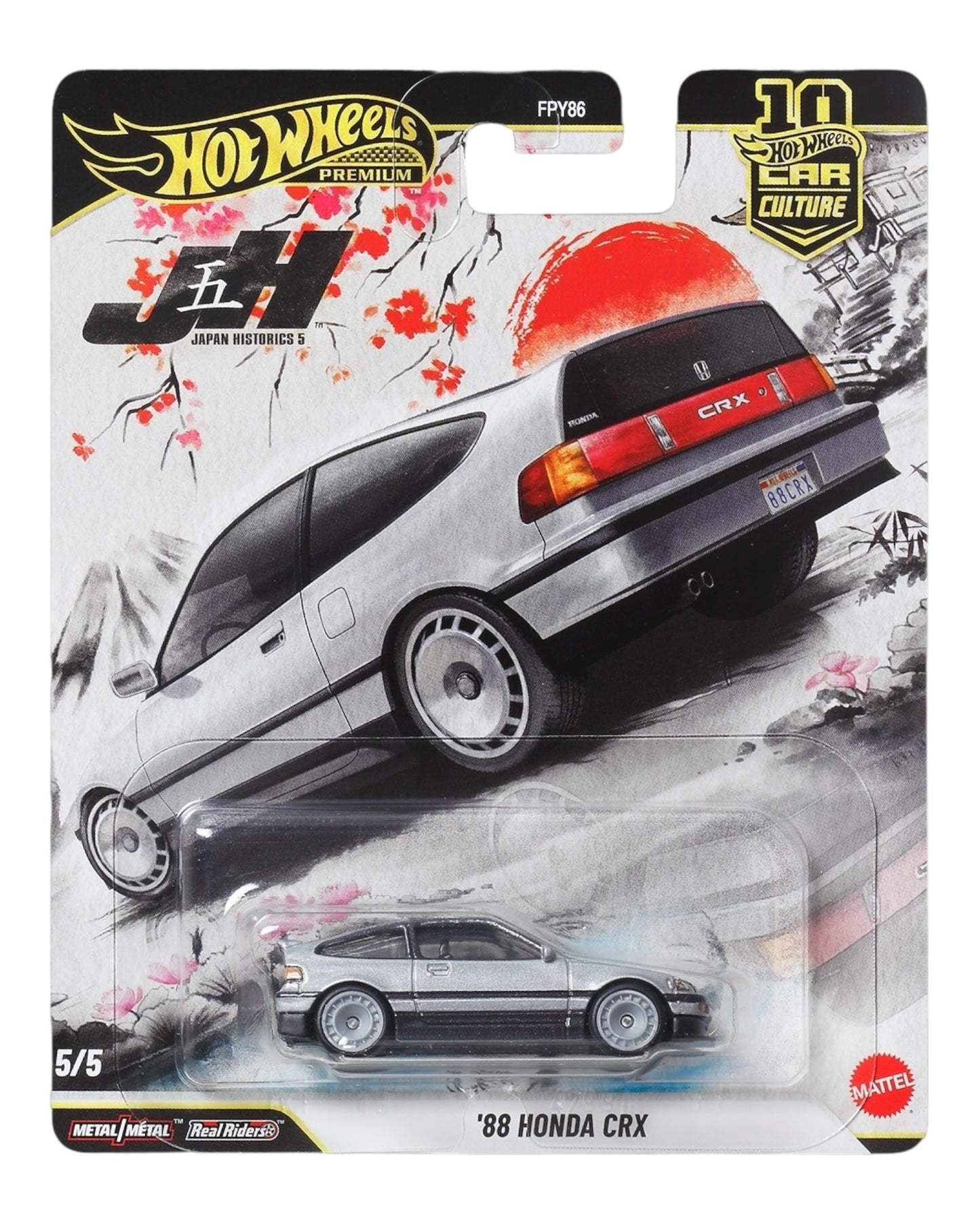 Hot Wheels Premium Japan Historics 5 ’88 Honda CRX