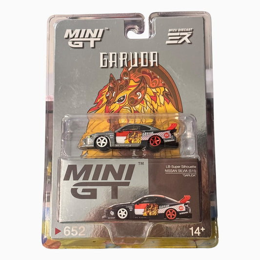 [Blister] [Chase] Mini GT LB-Super Silhouette | Nissan Silvia(S15) | Garuda | Mizu Diecast #652