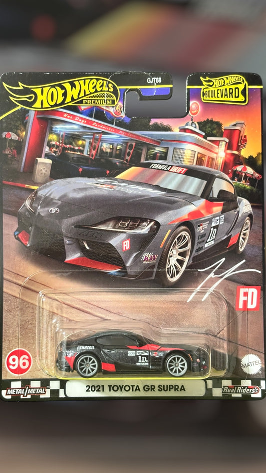 Hot Wheels Premium Boulevard 2021 Toyota GR Supra
