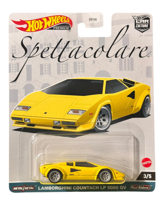 Hot Wheels Premium Spettacolare Lamborghini Countach LP 5000QV