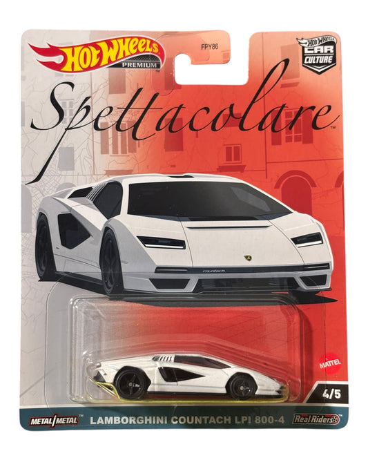 Hot Wheels Premium Spettacolare Lamborghini Countach LPI 800-4