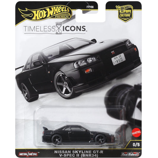 Hot Wheels Premium Nissan Skyline GT-R V-spec II (BNR34) Chase