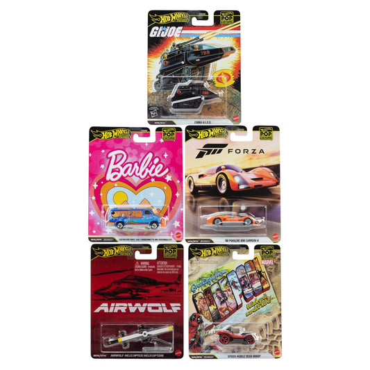[Pre-Order Advance]: Hot Wheels Premium Pop Culture 2026 Mix 3 (Q) set of 5