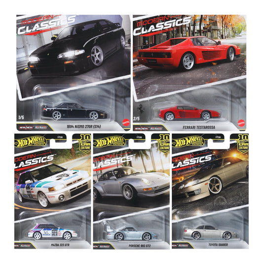 Hot Wheels Premium Modern Classics set of 5