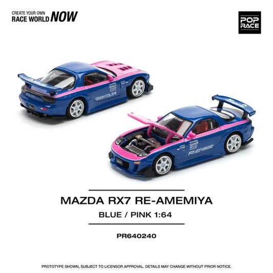 Pop Race Mazda RX-7 RE-Amemiya PR64-240 1:64