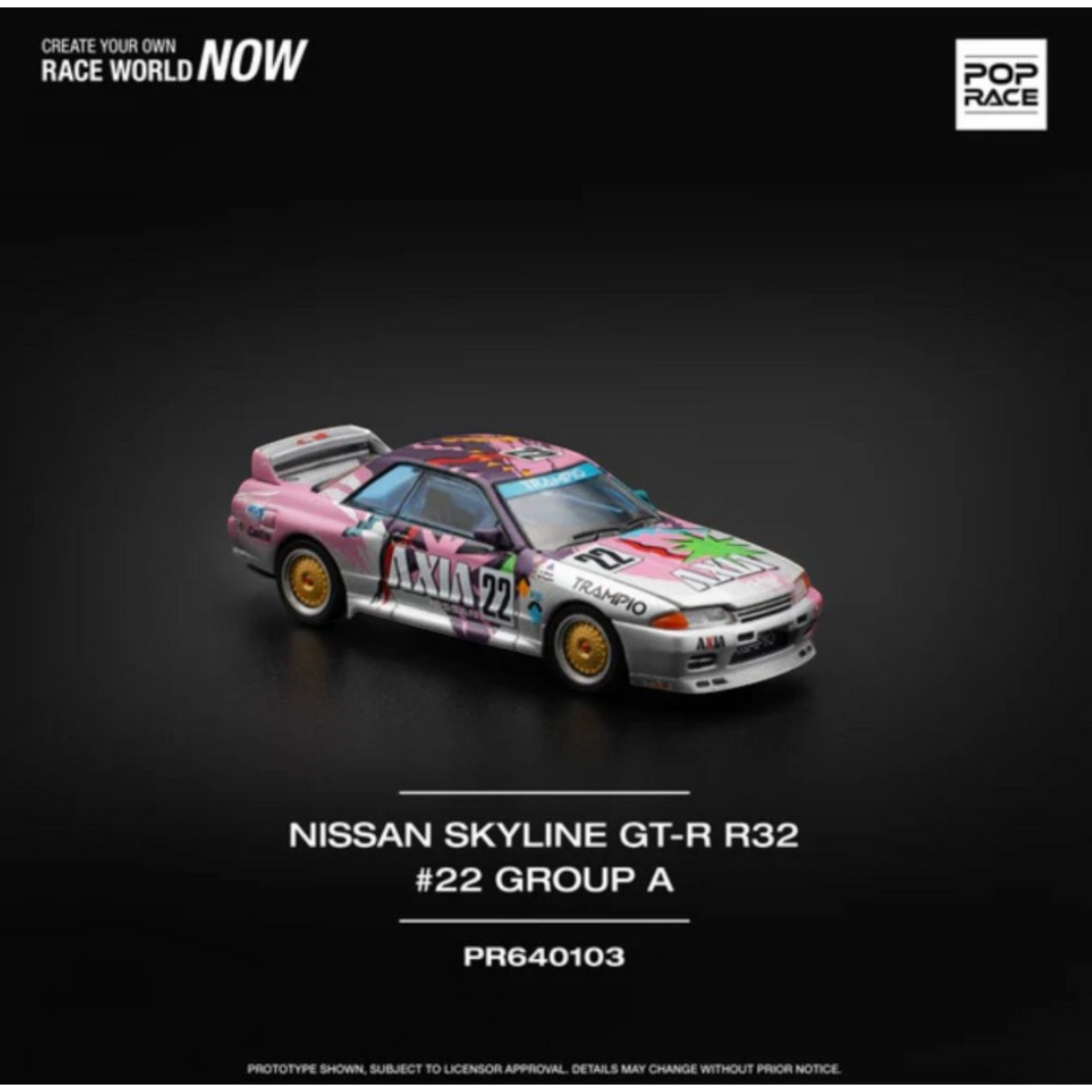 Pop Race Nissan Skyline GT-R R32 PR64-103 1:64