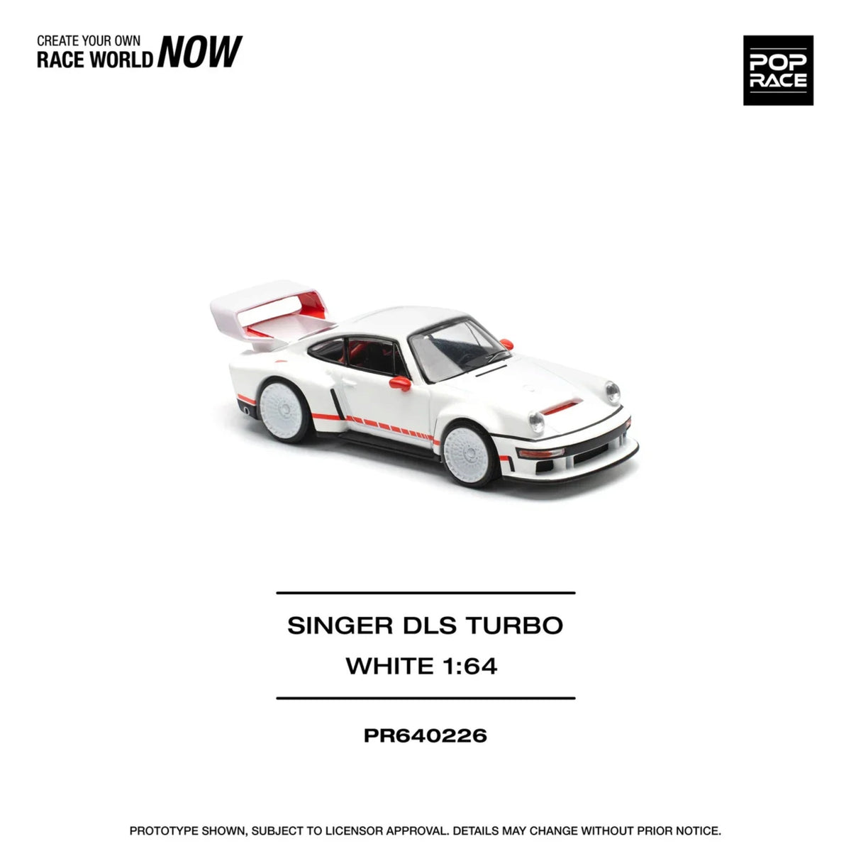Pop Race Singer Porsche DLS Turbo PR64-226 1:64