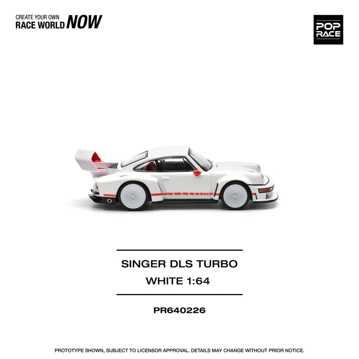 Pop Race Singer Porsche DLS Turbo PR64-226 1:64
