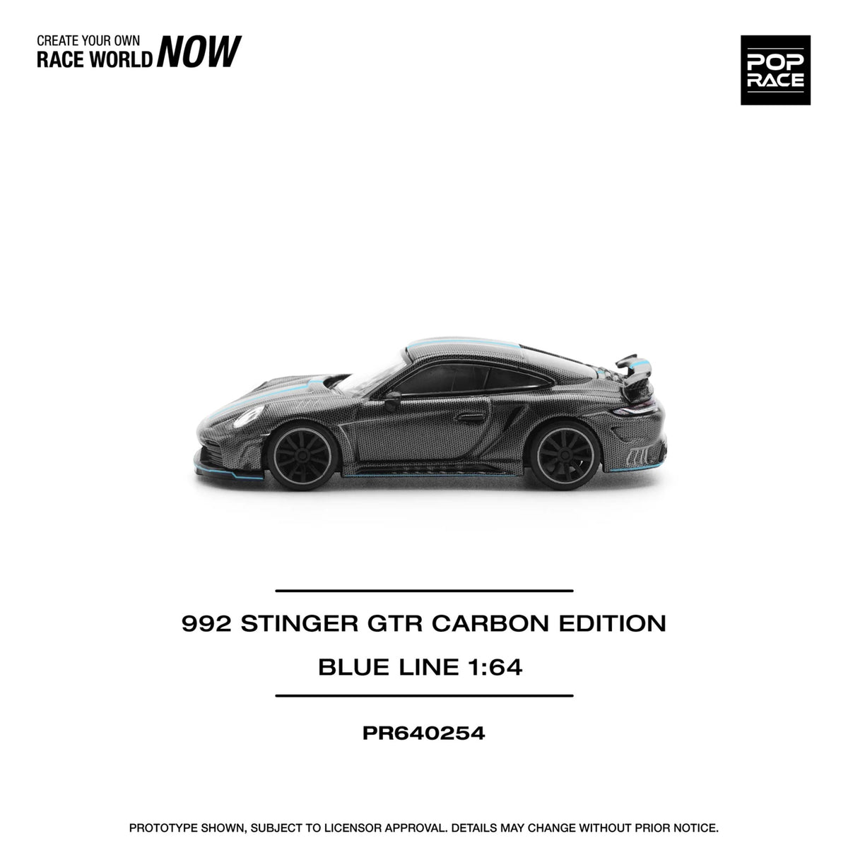 Pop Race Porsche 992 Stinger GTR PR64-254 1:64