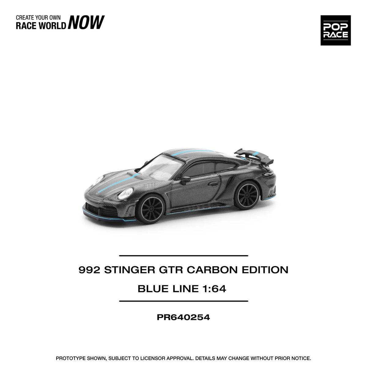 Pop Race Porsche 992 Stinger GTR PR64-254 1:64