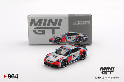 [Box] Mini GT Porsche 911 Dakar Ice Gray Metallic Rally 1978 #964