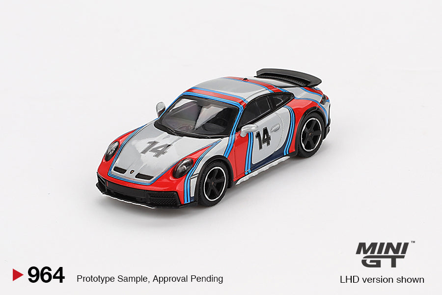 [Box] Mini GT Porsche 911 Dakar Ice Gray Metallic Rally 1978 #964