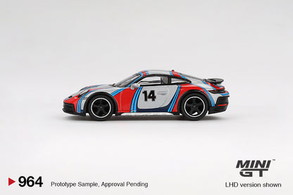 [Box] Mini GT Porsche 911 Dakar Ice Gray Metallic Rally 1978 #964
