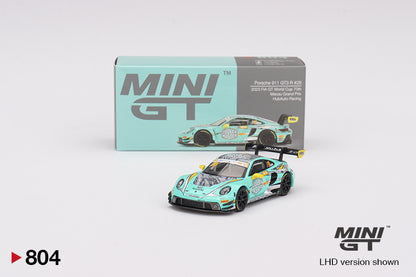 [Box] Mini GT Porsche 911 GT3 R #28 2023 FIA GT World Cup 70th Macau Grand Prix HubAuto Racing | Cooler Master #804