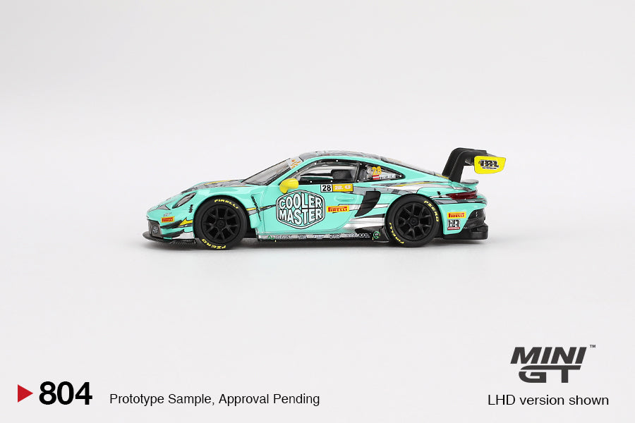 [Box] Mini GT Porsche 911 GT3 R #28 2023 FIA GT World Cup 70th Macau Grand Prix HubAuto Racing | Cooler Master #804