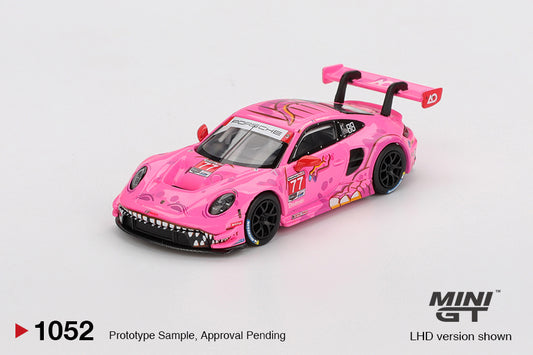 [Box] Mini GT Porsche 911 GT3 R #77 AO Racing 2024 IMSA Road America Roxy #1052