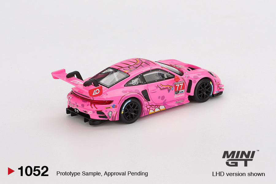 [Box] Mini GT Porsche 911 GT3 R #77 AO Racing 2024 IMSA Road America Roxy #1052