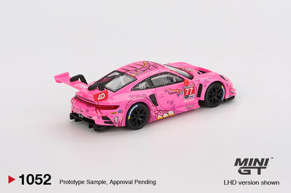[Box] Mini GT Porsche 911 GT3 R #77 AO Racing 2024 IMSA Road America Roxy #1052