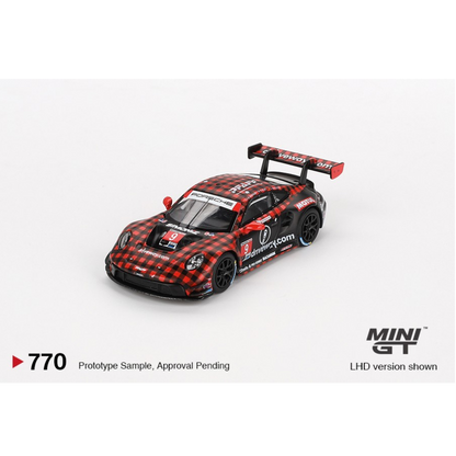 Mini GT Porsche 911 GT3 R #9 GTD PRO Pfaff Motorsports IMSA 2023 Sebring 12 Hrs. Winner