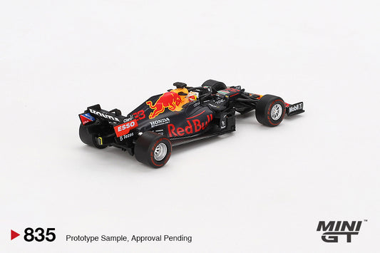 [Box] Mini GT Red Bull RB16B #33 Max Verstappen 2021 Abu Dhabi Grand Prix Winner #835