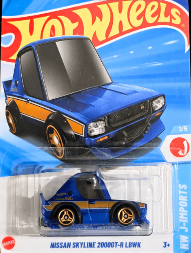 Hot Wheels mainline Nissan Skyline 2000 GT Liberty Walk (tooned)