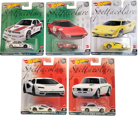 Hot Wheels 2023 Car Culture SPETTACOLARE set of 5