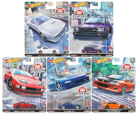 Hot wheels Car Culture Ronin Run old Set of 5