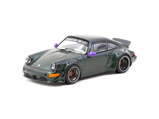 Tarmac Works RWB 964 Green 1:64 diecast - DiecastYard