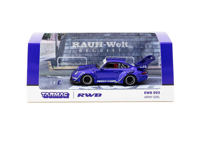 Tarmac Works RWB Porsche 993 Army Girl 1:64