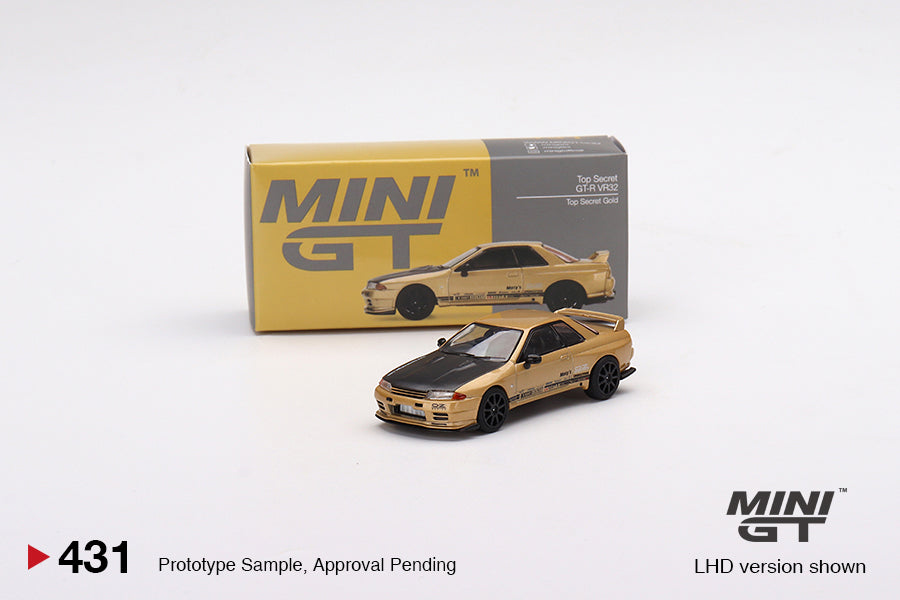 [Box] Mini GT Top Secret GT-R VR32 Top Secret Gold #431