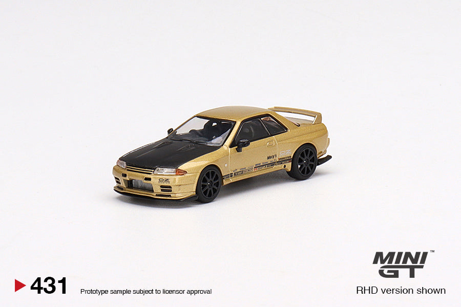 [Box] Mini GT Top Secret GT-R VR32 Top Secret Gold #431