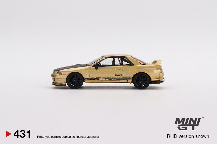 [Box] Mini GT Top Secret GT-R VR32 Top Secret Gold #431
