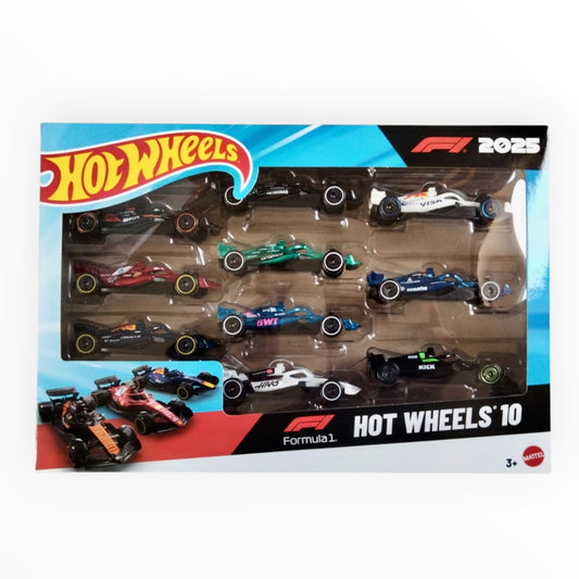 Hot Wheels F1 2025 ten pack
